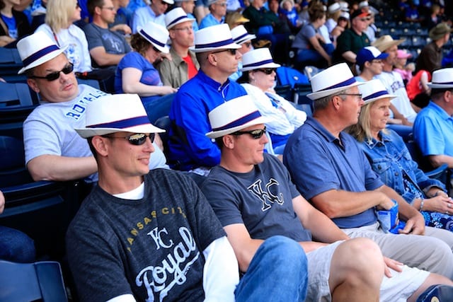 Royals fans fedoras.jpg